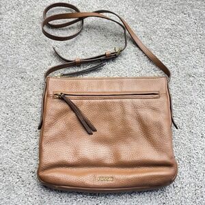 Fossil‎ Brown Leather Crossbody Shoulder Bag